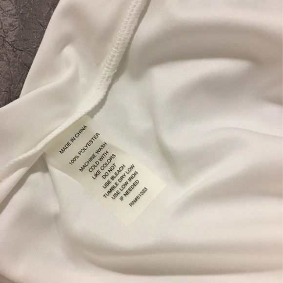 Sheer Floral print Chaus Top w/tank Ivor - Picture 5 of 7